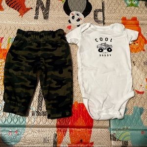 Baby Boy Camo Outfit